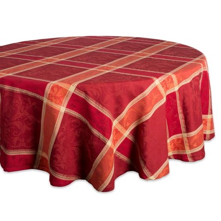 DESIGN IMPORTS 70 in. Round Harvest Wheat Jacquard Tablecloth CAMZ37786